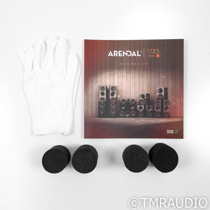 Arendal 1723 Monitor S THX Bookshelf Speakers; Black Satin Pair