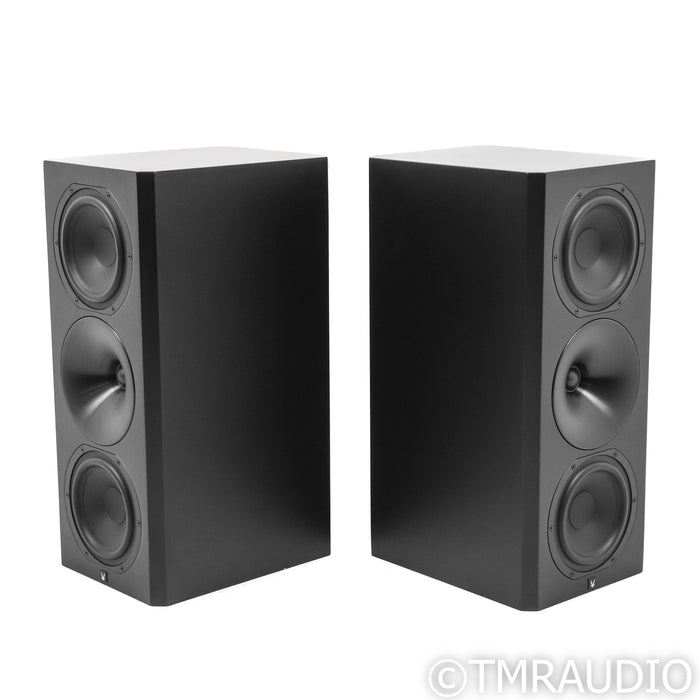 Arendal 1723 Monitor S THX Bookshelf Speakers; Black Satin Pair