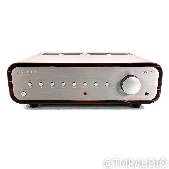 Peachtree Audio Nova300 Stereo Integrated Amplifier; Gloss Ebony Mocha; MM Phono