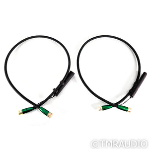 AudioQuest Earth XLR Cables; 1m Pair Balanced Interconnects