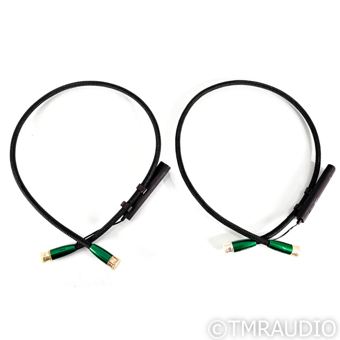 AudioQuest Earth XLR Cables; 1m Pair Balanced Interconnects