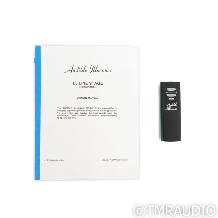 Audible Illusions Modulus L3A Stereo Tube Preamplifier