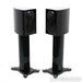 Linn Exakt Akudorik Active Bookshelf Speakers w/ Active Stands; Black Pair
