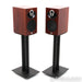 Linn Majik 109 Bookshelf Speakers; Rosenut Pair w/ Stands