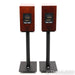 Linn Majik 109 Bookshelf Speakers; Rosenut Pair w/ Stands