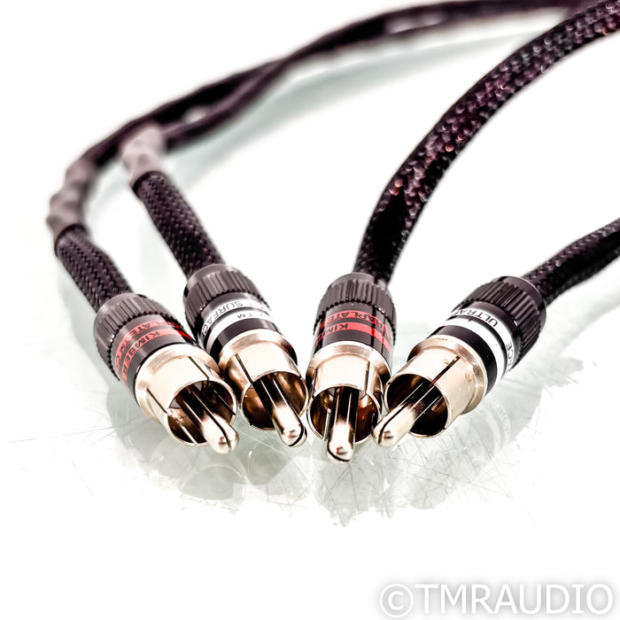 Kimber Kable Hero RCA Cables; 1m Pair Interconnects