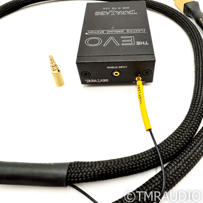 Tara Labs Master USB Cable; 1m Digital Interconnect w/ EVO Grounding Station