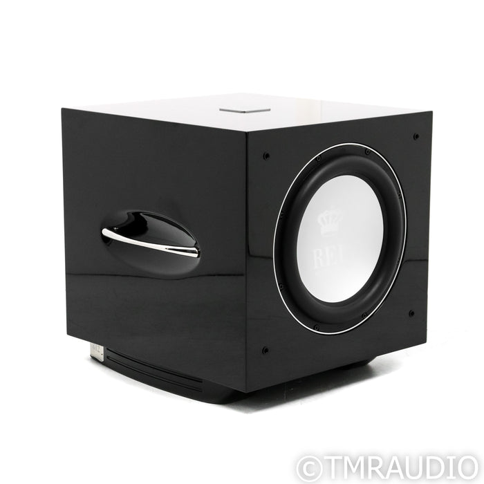 REL Acoustics S/812 12" Powered Subwoofer; Piano Black