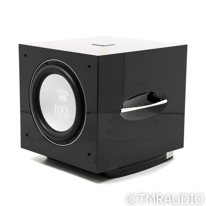REL Acoustics S/812 12" Powered Subwoofer; Piano Black