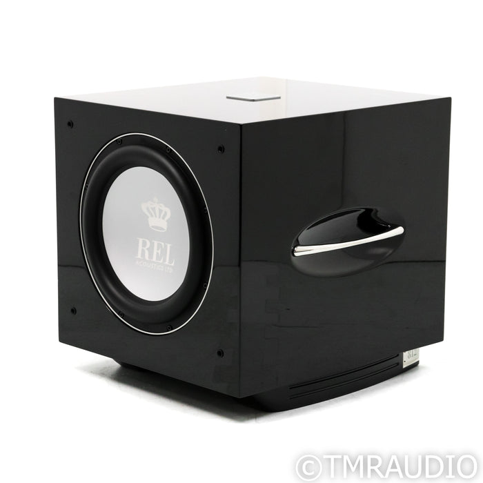 REL Acoustics S/812 12" Powered Subwoofer; Piano Black
