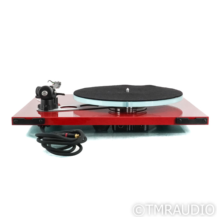 Rega Planar 3 Belt Drive Turntable Red w/ Ania MC Cartridge; Neo PSU MkII