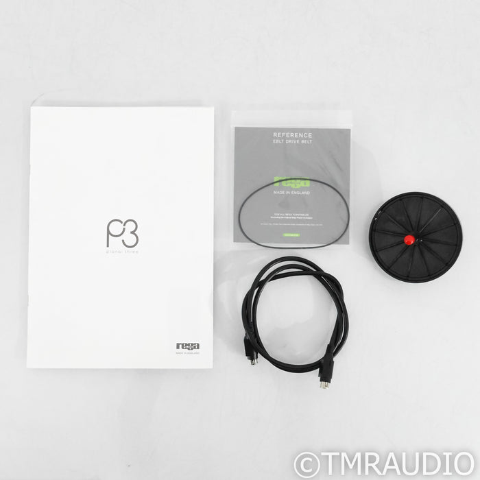 Rega Planar 3 Belt Drive Turntable Red w/ Ania MC Cartridge; Neo PSU MkII