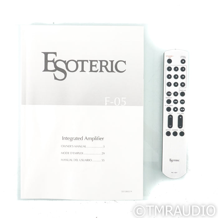 Esoteric Audio F-05 Stereo Integrated Amplifier; MM / MC Phono