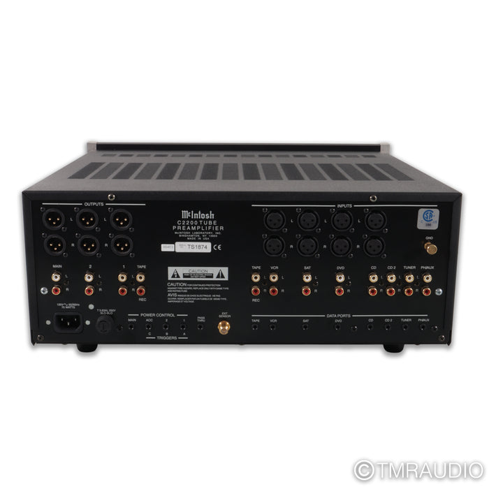 McIntosh C2200 Stereo Tube Preamplifier; MM Phono
