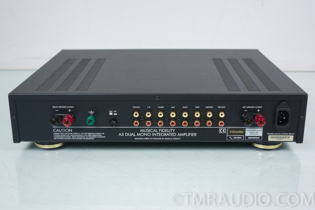 Musical Fidelity A3 Dual Mono Integrated Amplfier in Factory Box
