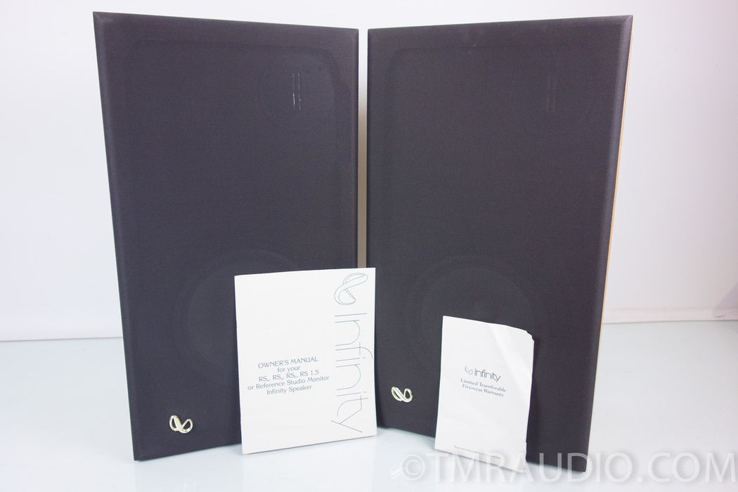 Infinity RSa Vintage Speakers in Factory Boxes w/ Stands