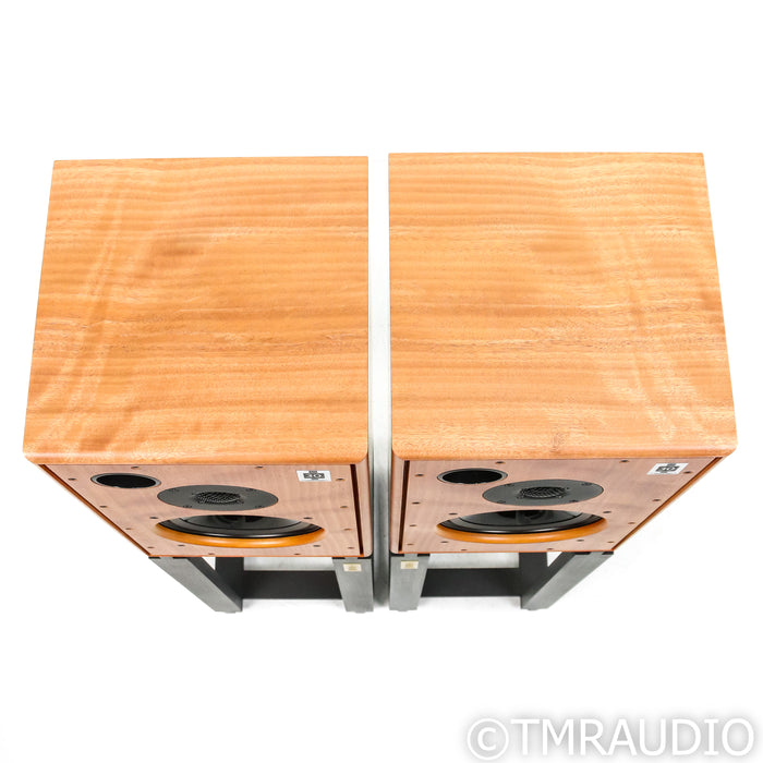 Harbeth 30.2 XD Bookshelf Speakers; Okoume Pair w/ Ton Trager Stands (Warranty)