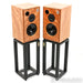 Harbeth 30.2 XD Bookshelf Speakers; Okoume Pair w/ Ton Trager Stands (Warranty)