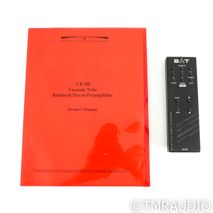 BAT VK-80 Stereo Tube Preamplifier