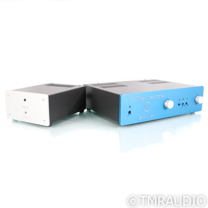 ModWright SWLP 9.0 SE Stereo Tube Preamplifier; Blue; MM / MC Phono