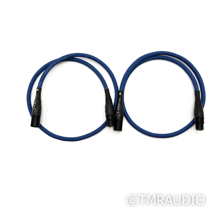 Cardas Clear Sky XLR Cables; 1m Pair Balanced Interconnects
