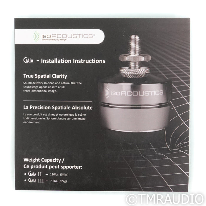 IsoAcoustics Gaia II Isolation Feet; Set of Four (Open Box)
