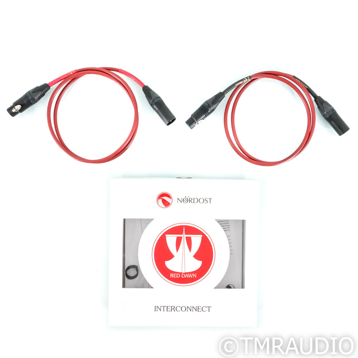 Nordost Red Dawn XLR Cables; 1m Pair Balanced Interconnects