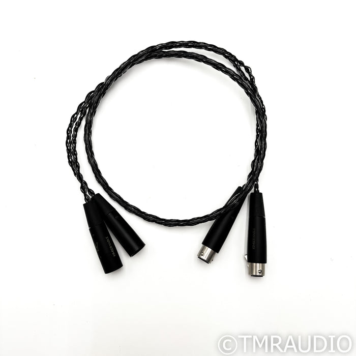 Kimber Kable Carbon Series XLR Cables; 1m Pair Balanced Interconnects