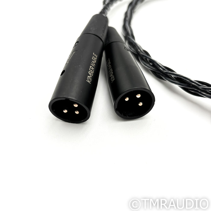 Kimber Kable Carbon Series XLR Cables; 1m Pair Balanced Interconnects