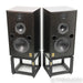 Harbeth Monitor 40.2 Speakers Bookshelf Speakers; Ebony Pair; Ton Trager Stands