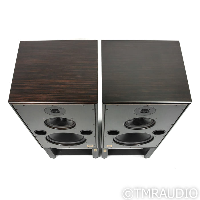 Harbeth Monitor 40.2 Speakers Bookshelf Speakers; Ebony Pair; Ton Trager Stands