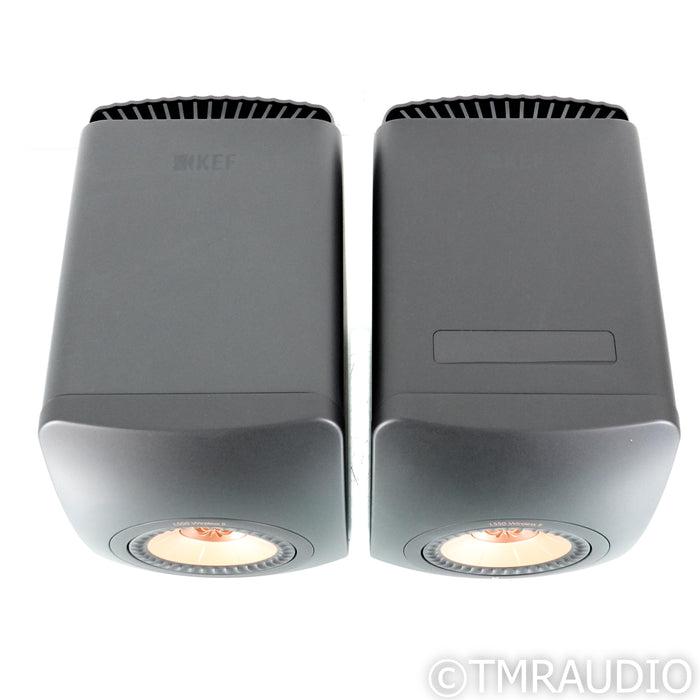 KEF LS50 Wireless II Active Bookshelf Speakers; Black Pair