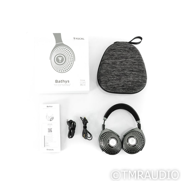 Focal Bathys Wireless Closed Back ANC Headphones; Black Silver (Used)