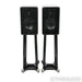Quad Revela 1 Bookshelf Speakers with Stands; Walnut Pair