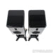 Quad Revela 1 Bookshelf Speakers with Stands; Walnut Pair