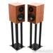 Revivial Audio Atalante 3 Bookshelf Speakers; Walnut Pair w/ Stands