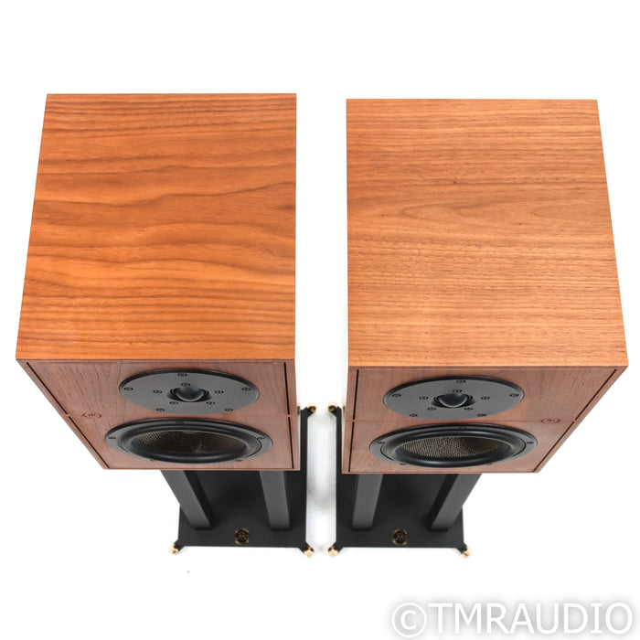 Revivial Audio Atalante 3 Bookshelf Speakers; Walnut Pair w/ Stands
