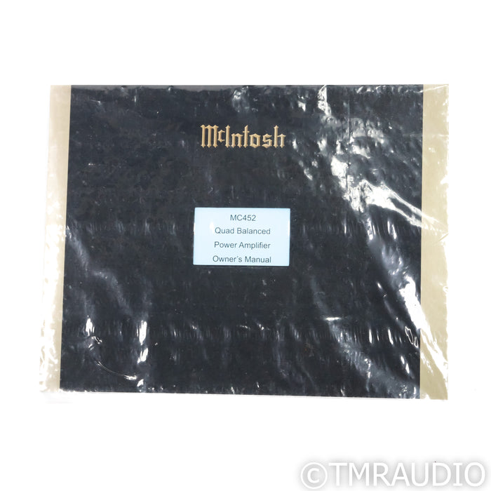 McIntosh MC452 Stereo Power Amplifier