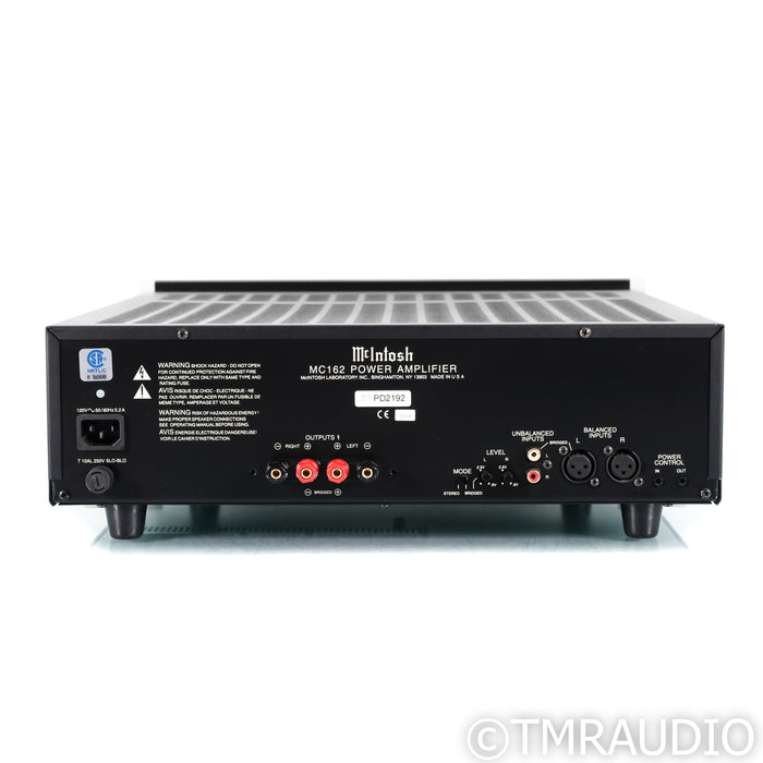 McIntosh MC162 Stereo Power Amplifier