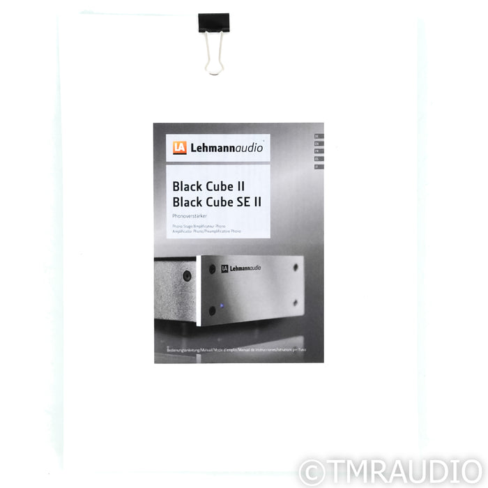 Lehmann Audio Black Cube SE II MM / MC Phono Preamplifier