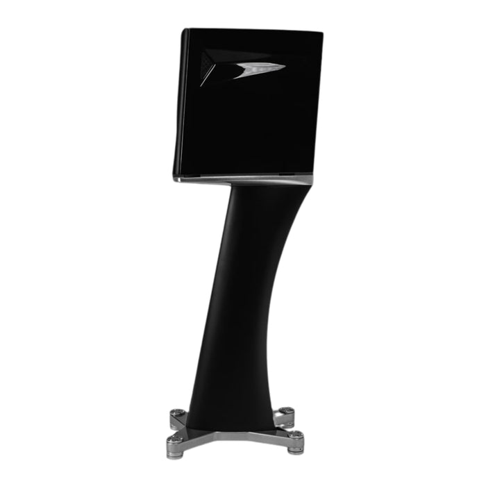 Borresen 01 Bookshelf Speakers; Walnut Pair with Stands (Mint / Unused)