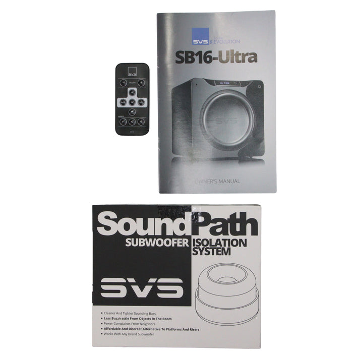 SVS SB16-Ultra 16" Powered Subwoofer; Piano Black