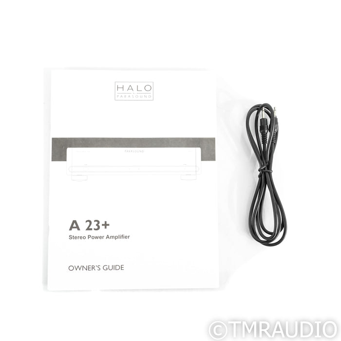 Parasound Halo A 23+ Stereo Power Amplifier; A23+