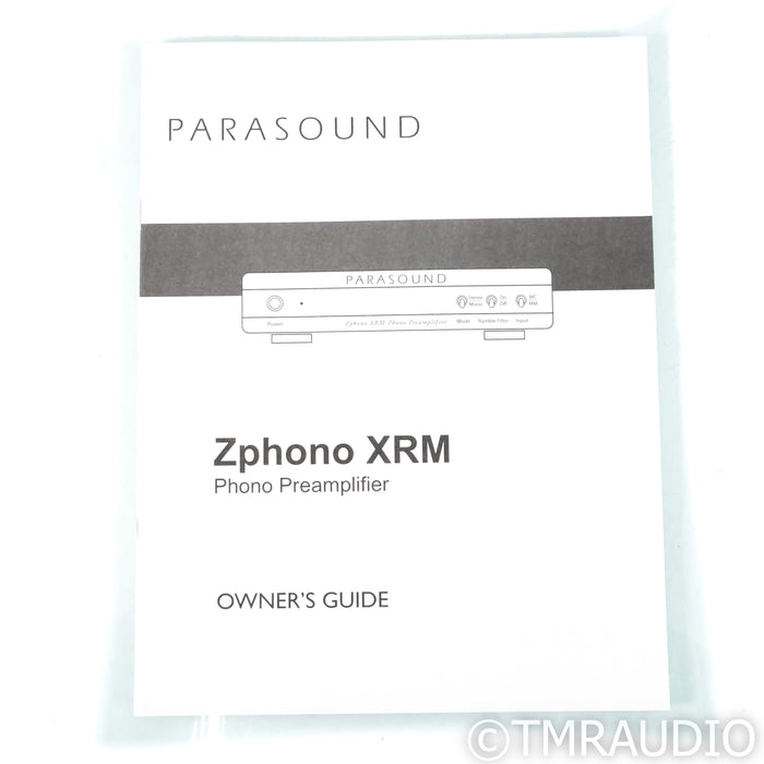Parasound Zphono XRM MM / MC Phono Preamplifier