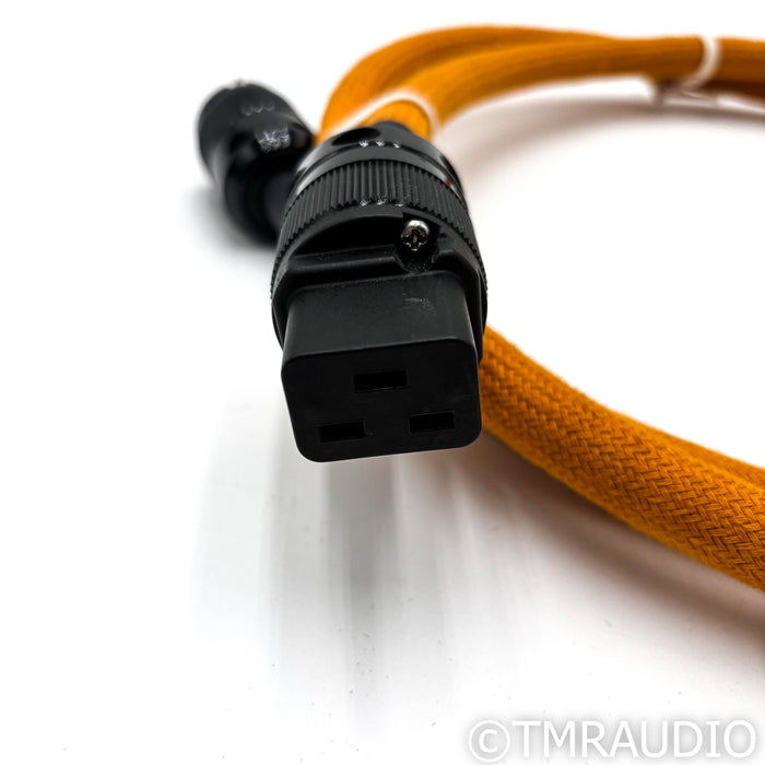 Luna Cables Orange Power Cable; 2m AC Cord; C19 20A