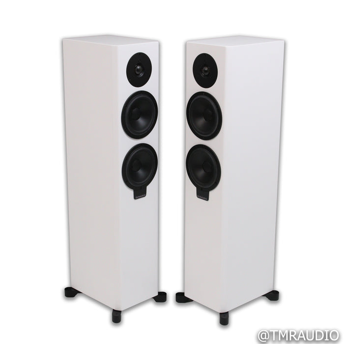 Dynaudio Xeo 30 Wireless Active Floorstanding Speakers; White Pair w/ Connect