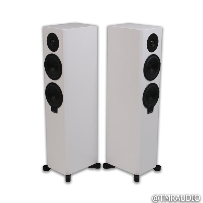 Dynaudio Xeo 30 Wireless Active Floorstanding Speakers; White Pair w/ Connect