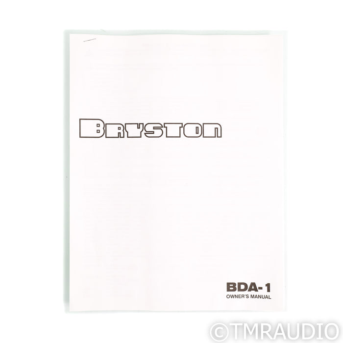 Bryston BDA-1 DAC; D/A Converter