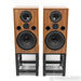 Spendor Classic 100 Bookshelf Speakers; Walnut Pair w/ HiFi Racks Stands