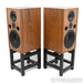 Spendor Classic 100 Bookshelf Speakers; Walnut Pair w/ HiFi Racks Stands